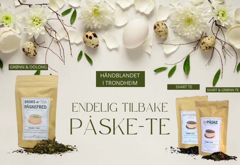 Finn din nye favoritt påske-te blandet i Trondheim.