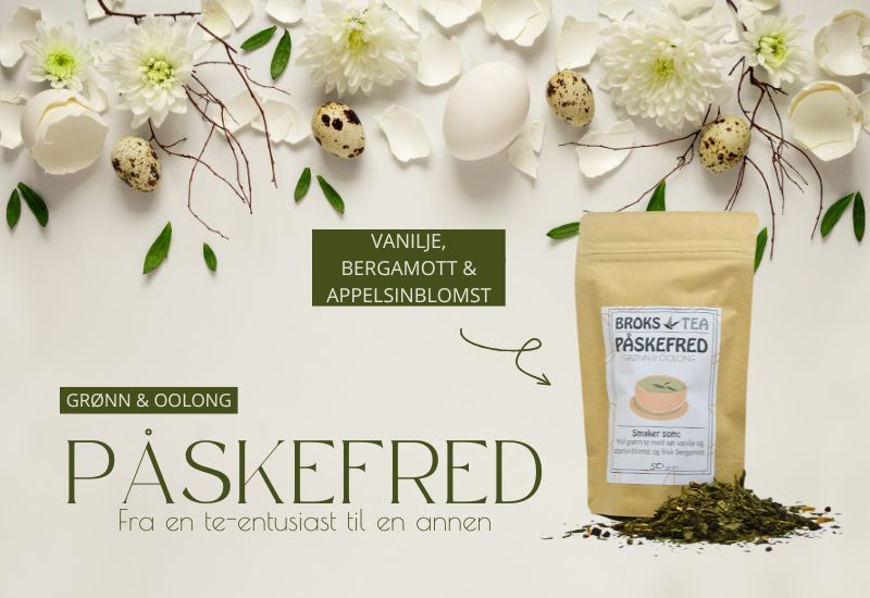 Påske te, Grønn og oolong med vanilje og bergamott